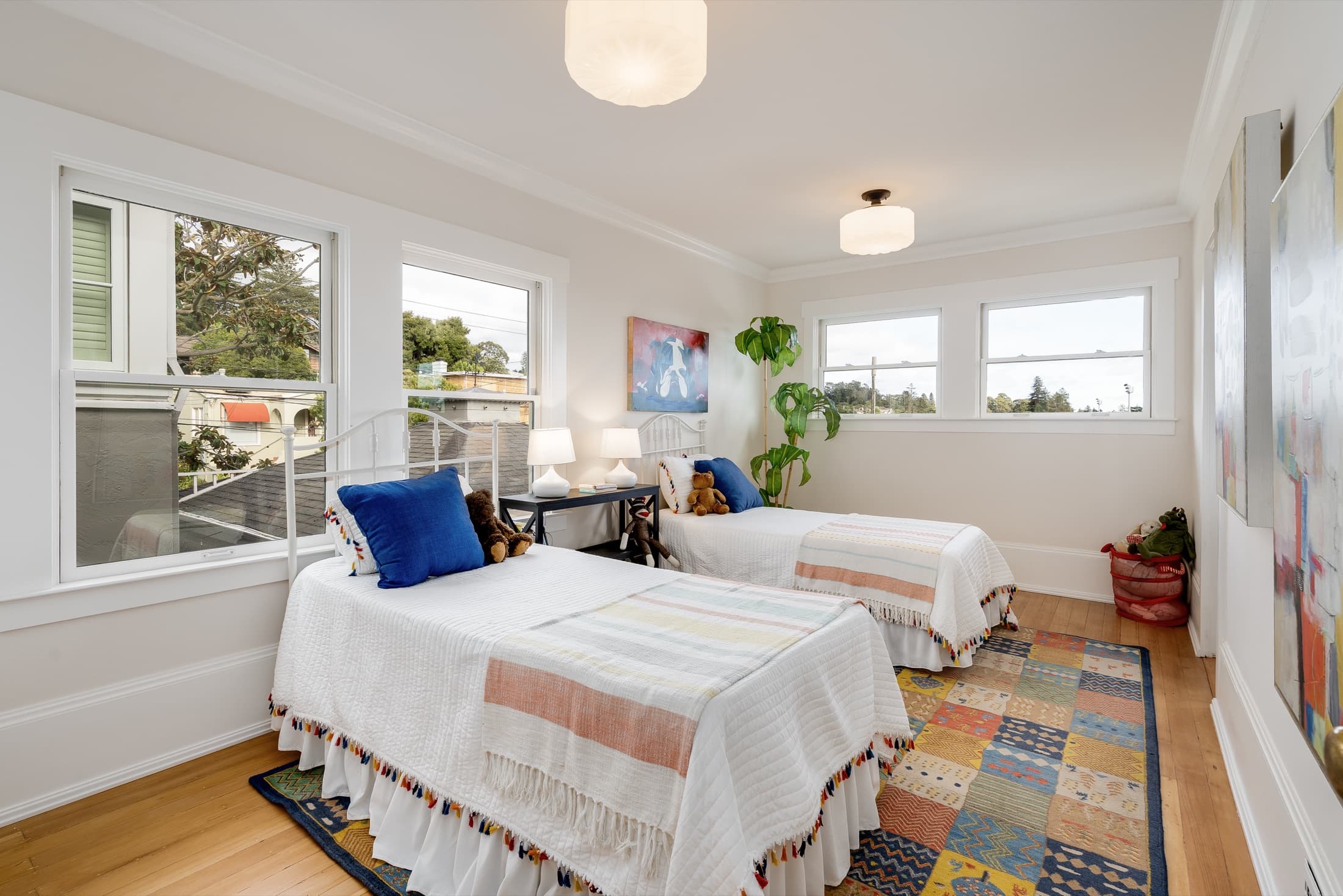 A second upper-floor bedroom.